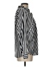 A. Byer Stripes Silver Long Sleeve Blouse Size L - photo 4