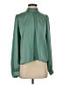 Forever 21 100% Polyester Green Long Sleeve Blouse Size S - photo 1