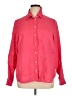 Boden 100% Linen Red Long Sleeve Button-Down Shirt Size 16 - 18 - photo 1