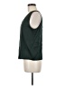Quince 100% Polyester Green Sleeveless Blouse Size M - photo 5