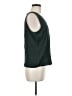 Quince 100% Polyester Green Sleeveless Blouse Size M - photo 4
