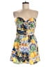 Shein 100% Polyester Paisley Yellow Romper Size M - photo 1