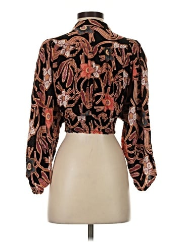 Christian Siriano New York 3/4 Sleeve Blouse (view 2)