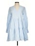o.p.t 100% Cotton Blue Casual Dress Size S - photo 1