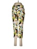 Boston Proper Print Yellow Active Pants Size 6 - photo 1