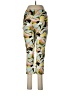 Boston Proper Print Yellow Active Pants Size 6 - photo 2