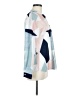 Ecowish Color Block Blue Long Sleeve Blouse Size M - photo 4