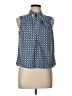 Max Studio Blue Sleeveless Blouse Size L - photo 1