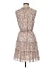 Intermix Paisley Tan Cocktail Dress Size 8 - photo 2