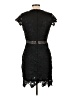 Main Strip 100% Polyester Black Cocktail Dress Size L - photo 2