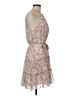 Intermix Paisley Tan Cocktail Dress Size 8 - photo 4