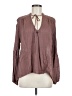 Forever 21 Brown Long Sleeve Blouse Size M - photo 1