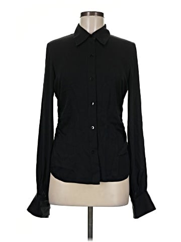 David Meister Long Sleeve Silk Top (view 1)