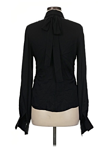 David Meister Long Sleeve Silk Top (view 2)