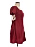 Unbranded Solid Burgundy Cocktail Dress Size L (estimated) - photo 4