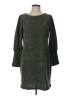 Chenault 100% Polyester Chevron-herringbone Green Casual Dress Size L - photo 1