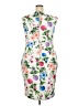 Calvin Klein Floral Ivory Cocktail Dress Size 18 - photo 2