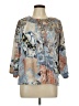 Chico's Blue Kimono Size Lg (2) - photo 1