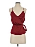 Express 100% Polyester Burgundy Sleeveless Top Size XS - photo 1