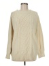 Moshu Solid Ivory Pullover Sweater Size M - photo 1