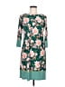 Wisp Print Green Casual Dress Size 6 Petite - photo 1