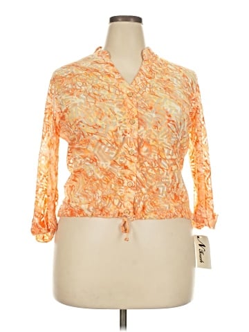 N Touch 3/4 Sleeve Blouse (view 1)