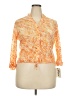 N Touch Orange 3/4 Sleeve Blouse Size 20 - photo 1