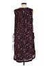 Gap 100% Polyester Floral Black Casual Dress Size M - photo 2
