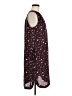 Gap 100% Polyester Floral Black Casual Dress Size M - photo 4