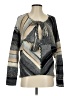 LaROK Chevron-herringbone Gray Wool Pullover Sweater Size S - photo 1