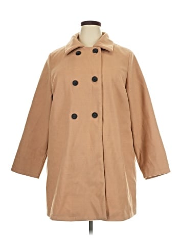Shein Curve Coat (view 1)