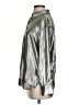 Du Paradis 100% Polyester Metallic Silver Long Sleeve Blouse Size XS - photo 5