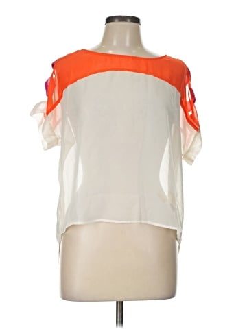 Ultra Flirt Short Sleeve Blouse (view 1)