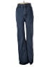 Shein Chevron-herringbone Blue Jeans Size 2 - photo 1