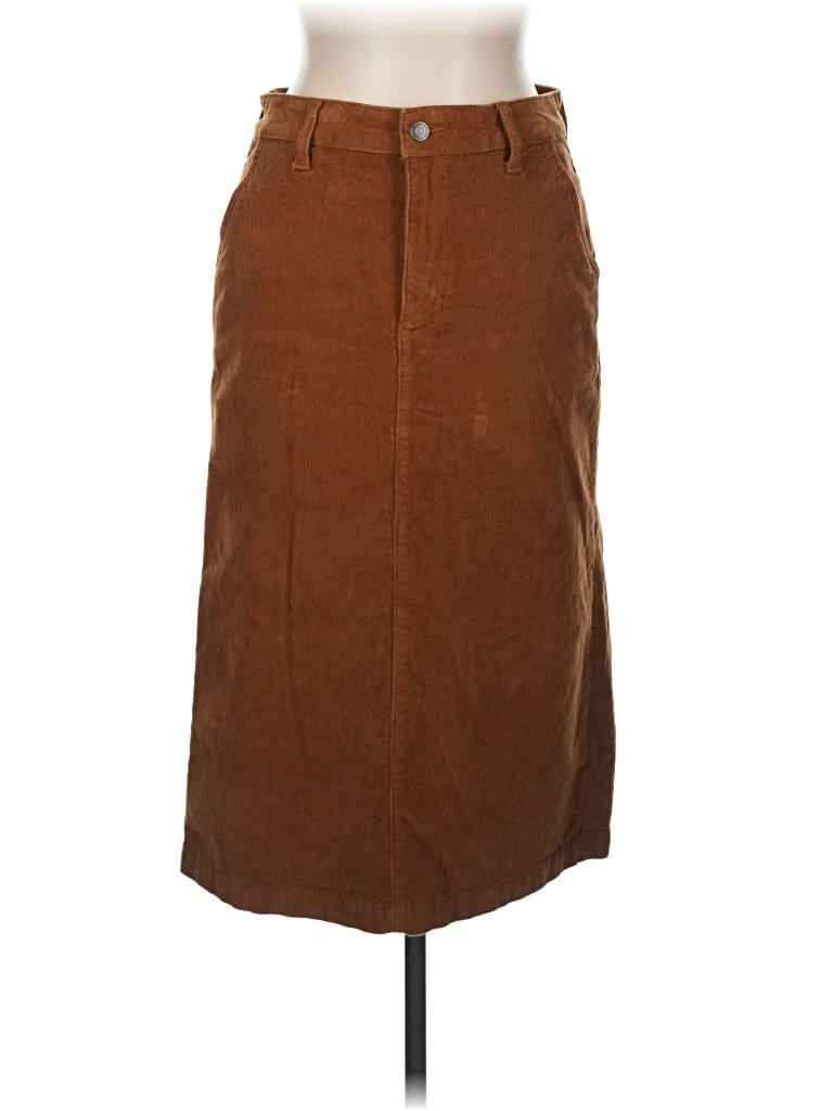 Pre-owned Time And Tru Casual Skirt In Brown