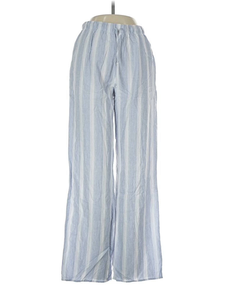 Pre-owned Wilfred Free Linen Pants In Blue