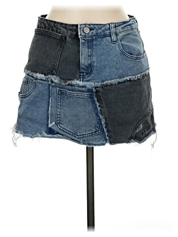 Fashion Nova Denim Skirt (view 1)