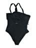 Unbranded Graphic Black One Piece Swimsuit Size S (estimated) - photo 2