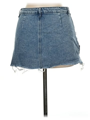 Fashion Nova Denim Skirt (view 2)