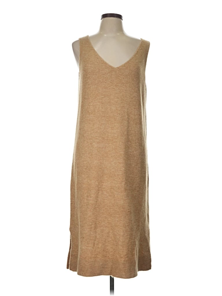 Pre-owned Cece Casual Dress In Tan