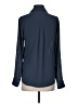 Express Outlet 100% Polyester Blue Long Sleeve Blouse Size S - photo 2