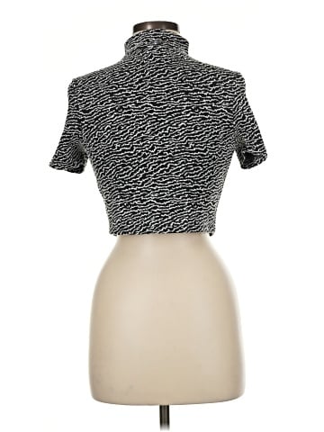 Topshop Short Sleeve Turtleneck (view 2)