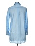 Zara Color Block Blue Long Sleeve Button-Down Shirt Size M - photo 2