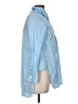 Zara Color Block Blue Long Sleeve Button-Down Shirt Size M - photo 4