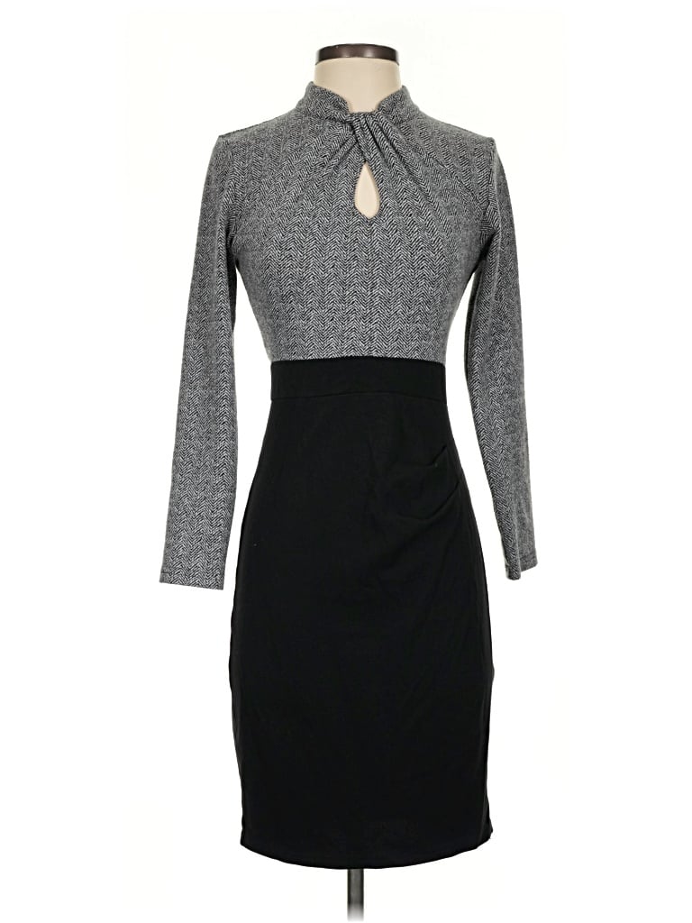 Pre-owned Homeyee Cocktail Dress In Gray