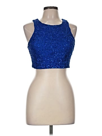 Sequin Hearts Sleeveless Top (view 1)