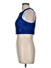 Sequin Hearts 100% Polyester Blue Sleeveless Top Size 9 - photo 5