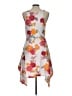 Love Floral Gray Cocktail Dress Size L - photo 2