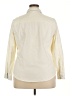 L.L.Bean Color Block Ivory Long Sleeve Button-Down Shirt Size XL (petite) - photo 2
