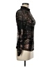 Ted Baker London Metallic Black Long Sleeve Blouse Size 8 (3) - photo 4